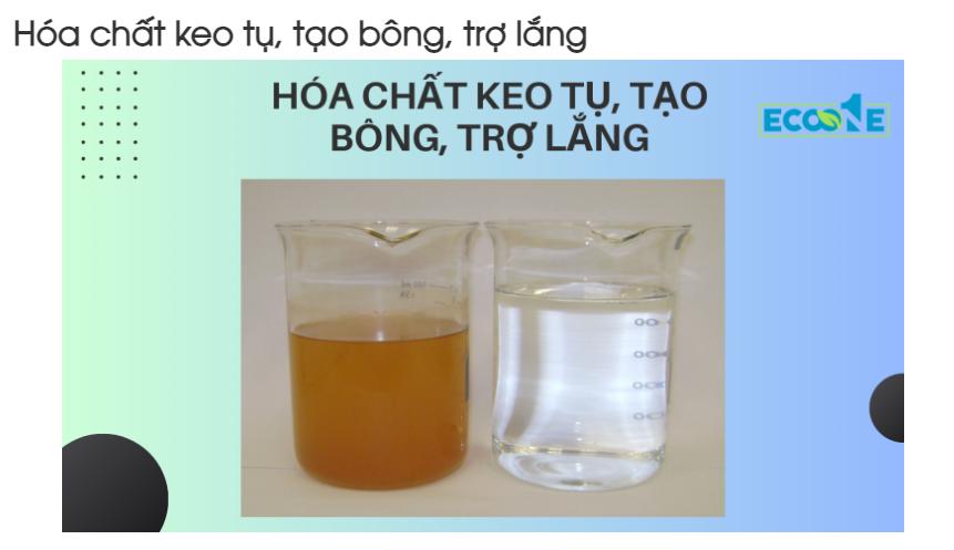 hóa chất keo tụ tạo bông trợ lắng của Hóa Chất 789